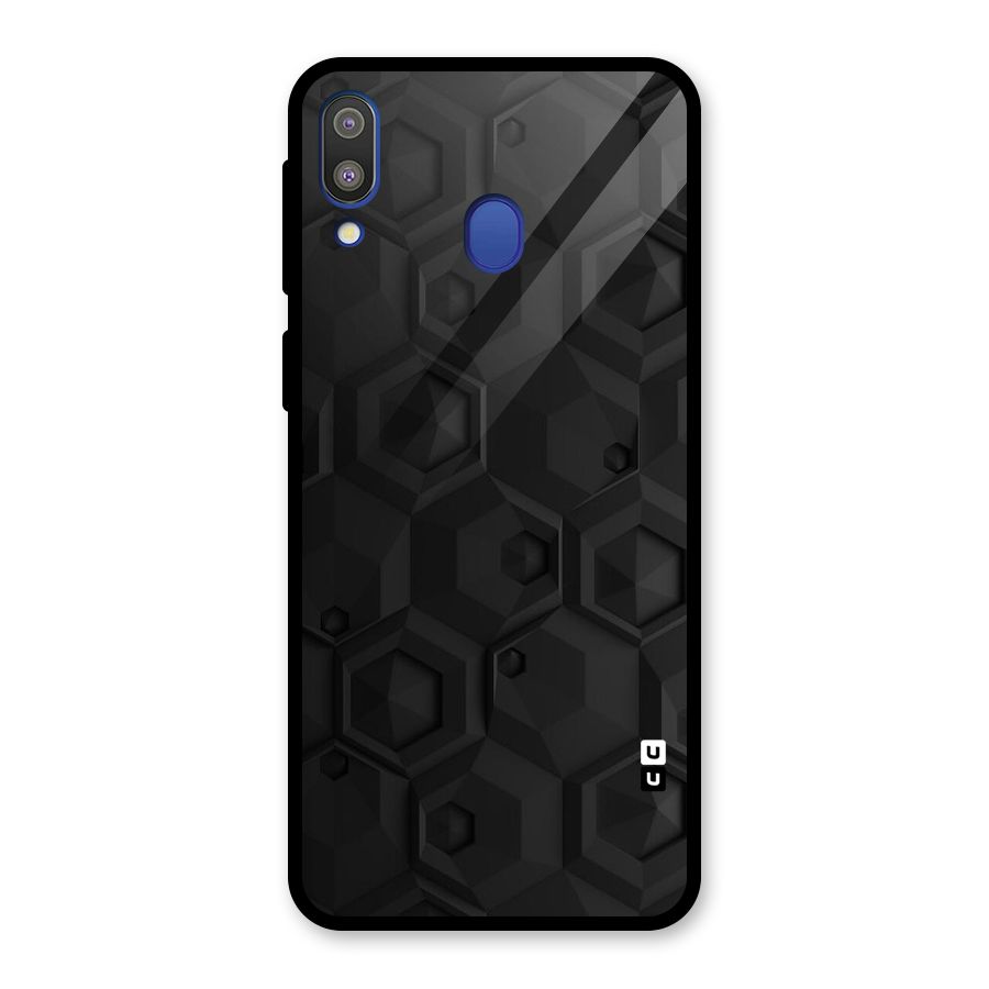 Classic Hexa Glass Back Case for Galaxy M20