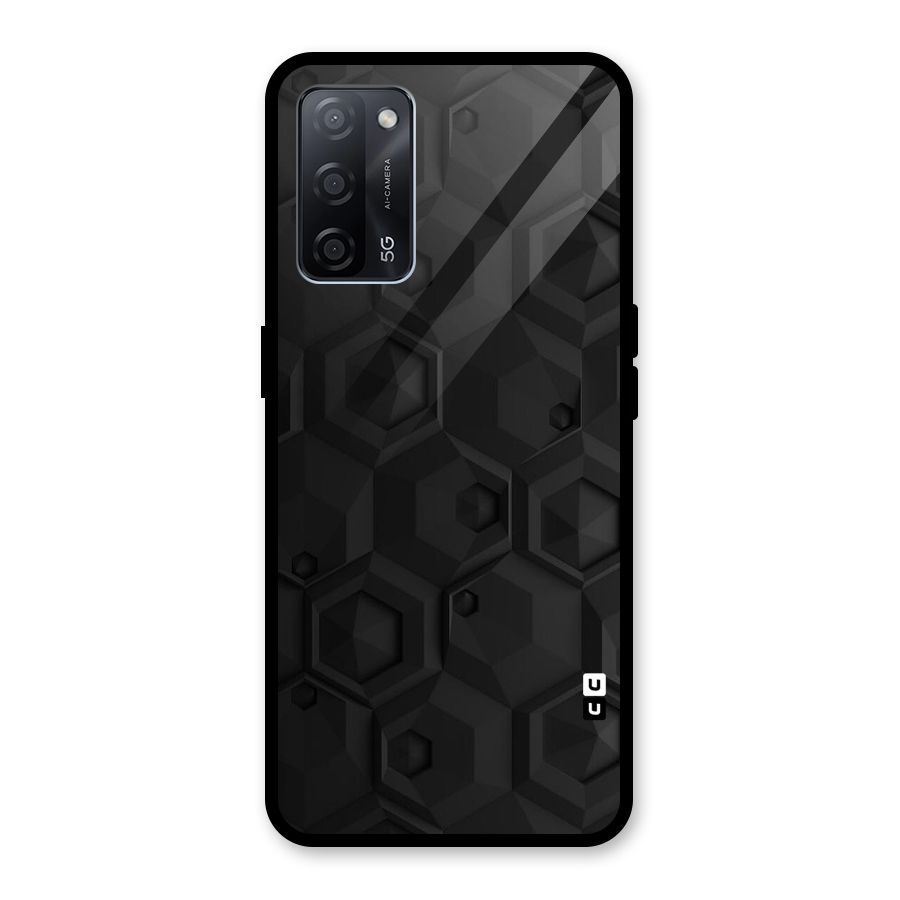 Classic Hexa Glass Back Case for Oppo A53s 5G