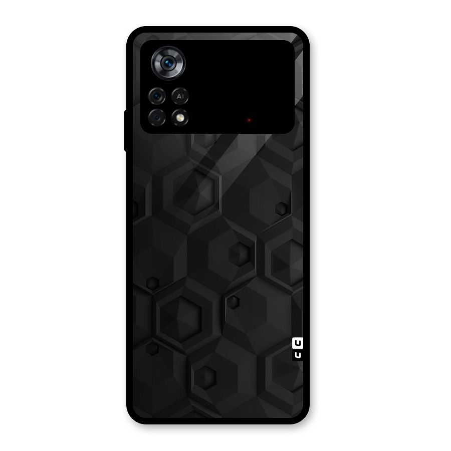 Classic Hexa Glass Back Case for Poco X4 Pro 5G