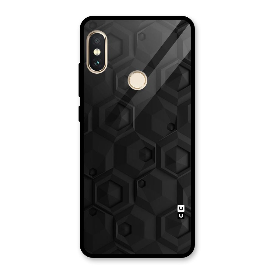 Classic Hexa Glass Back Case for Redmi Note 5 Pro
