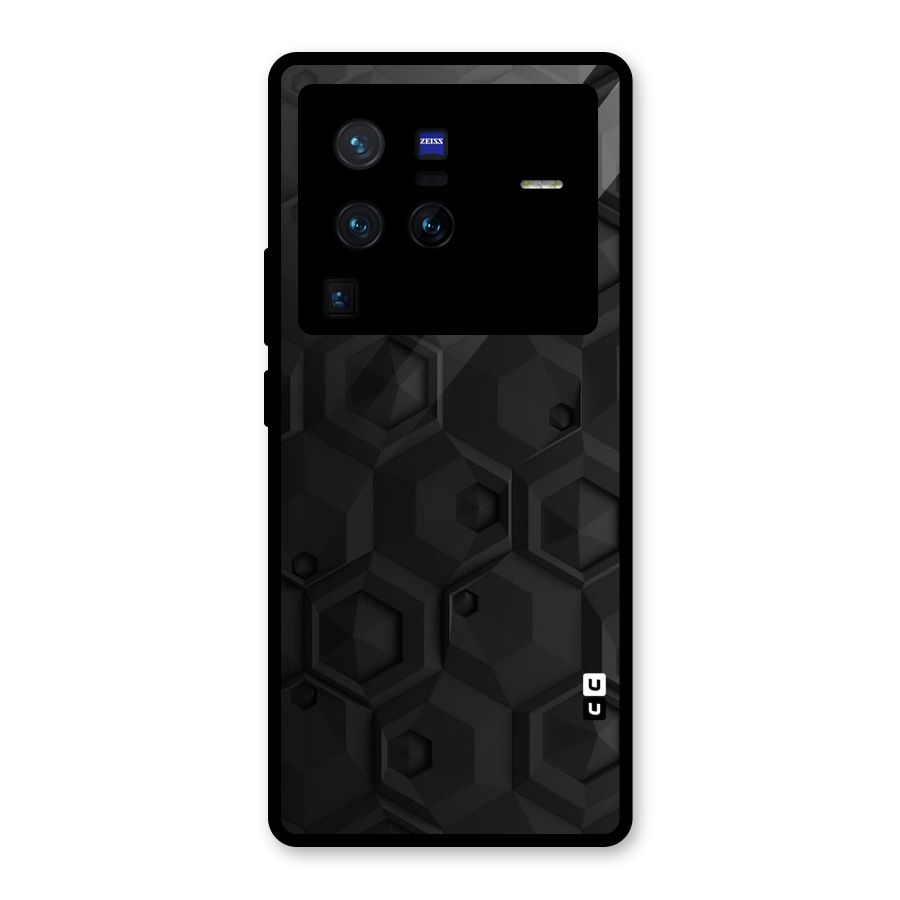 Classic Hexa Glass Back Case for Vivo X80 Pro