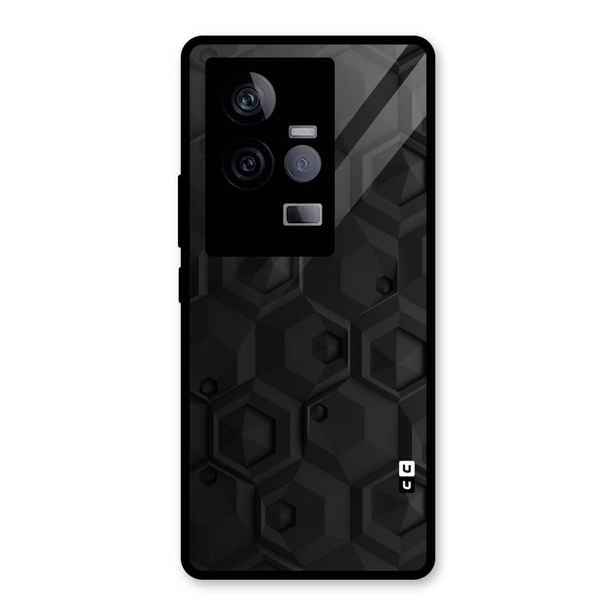 Classic Hexa Glass Back Case for Vivo iQOO 11 5G