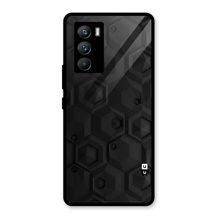 Classic Hexa Glass Back Case for Vivo iQOO 9 SE