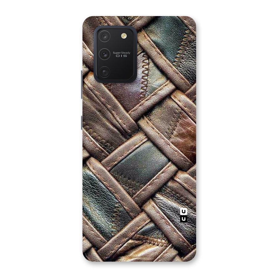 Classic Leather Belt Design Back Case for Galaxy S10 Lite