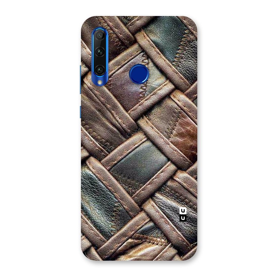 Classic Leather Belt Design Back Case for Honor 20i