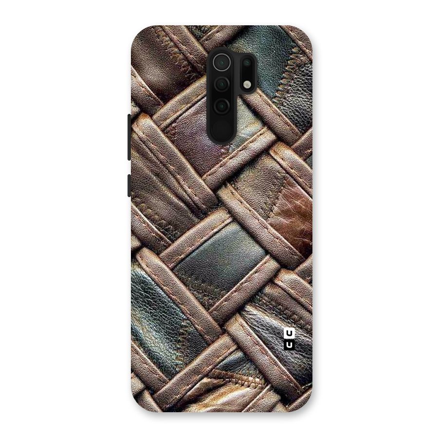 Classic Leather Belt Design Back Case for Poco M2