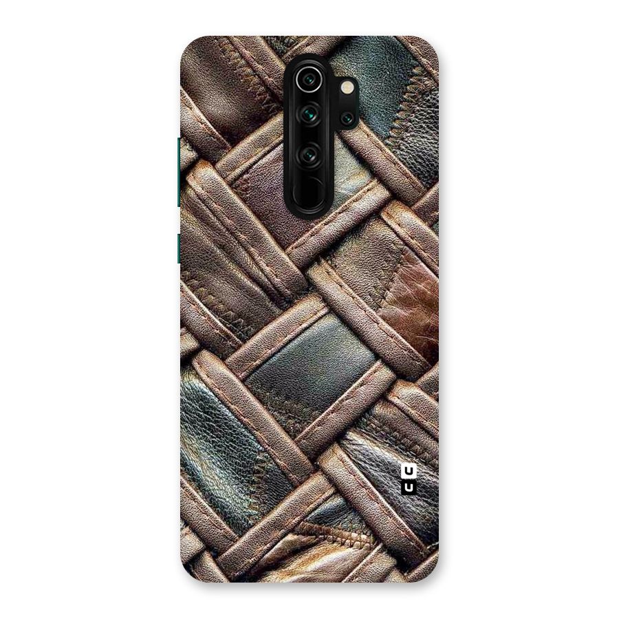 Classic Leather Belt Design Back Case for Redmi Note 8 Pro