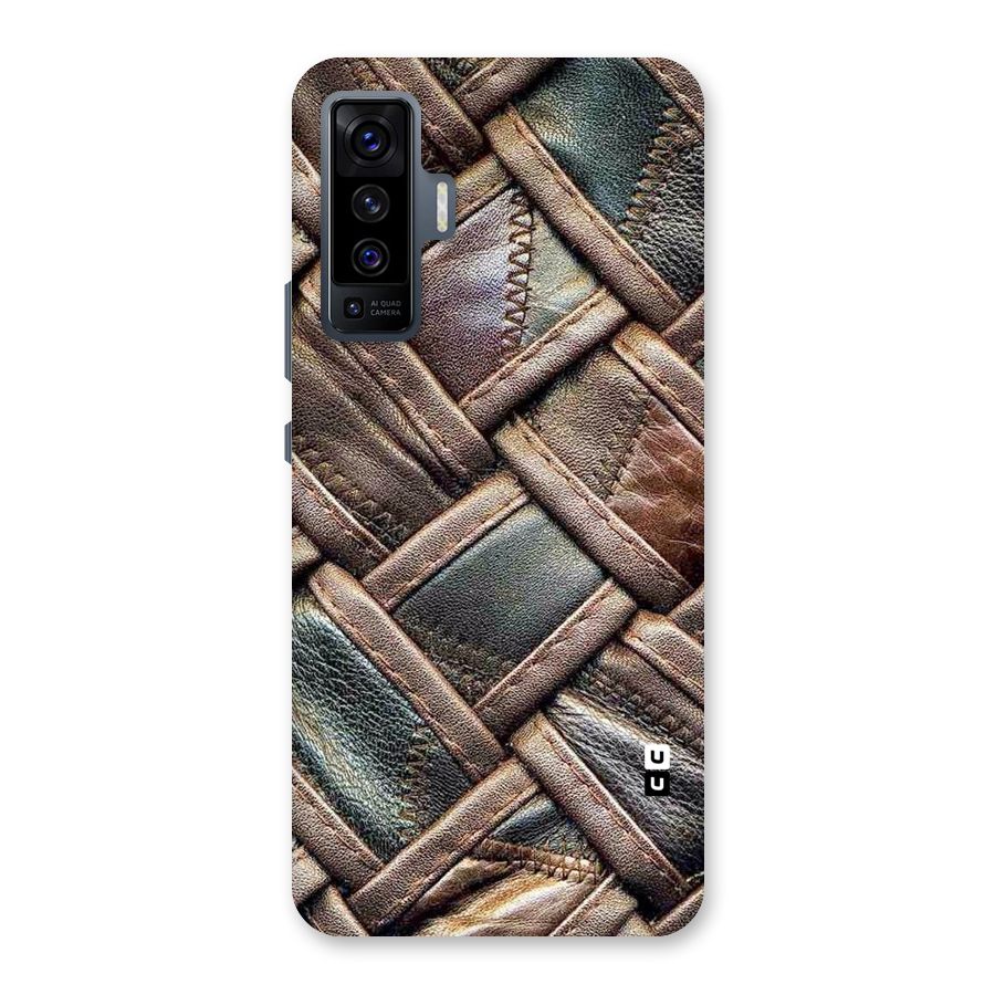 Classic Leather Belt Design Back Case for Vivo X50