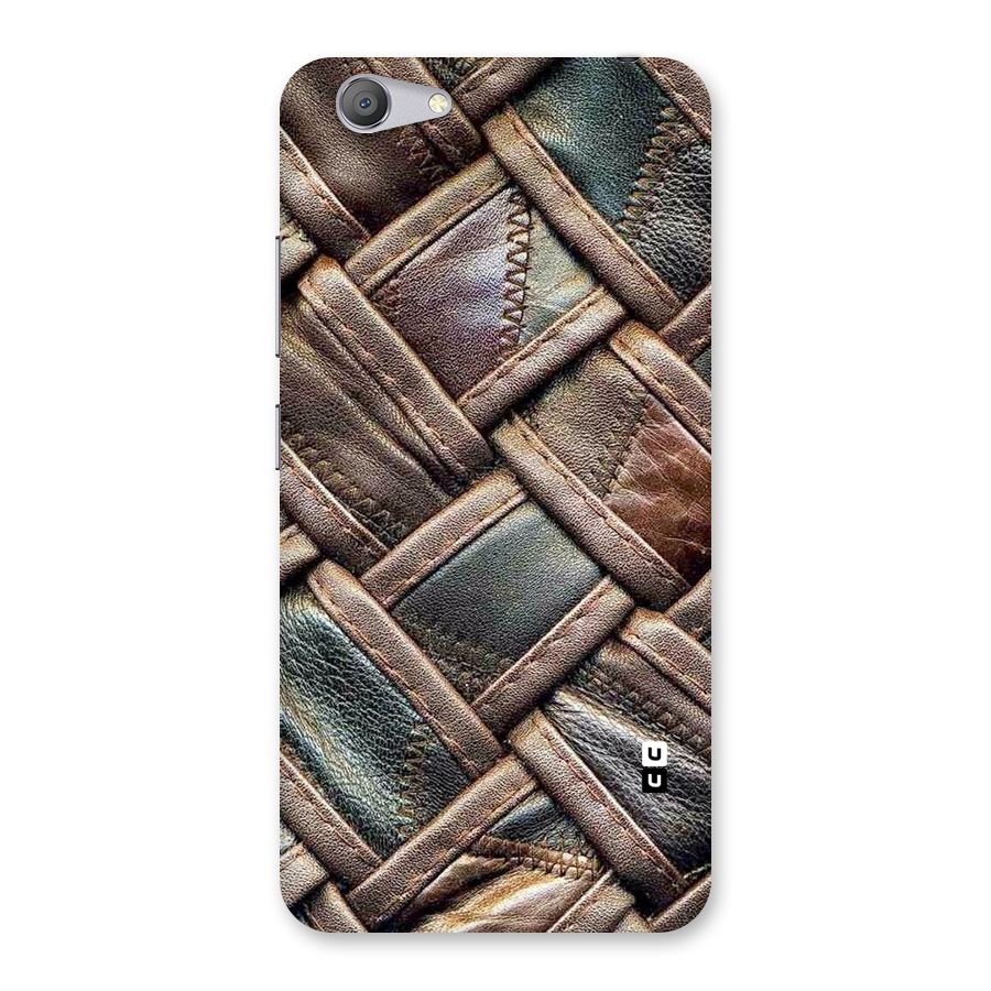 Classic Leather Belt Design Back Case for Vivo Y53
