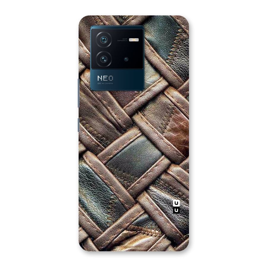 Classic Leather Belt Design Back Case for Vivo iQOO Neo 6 5G