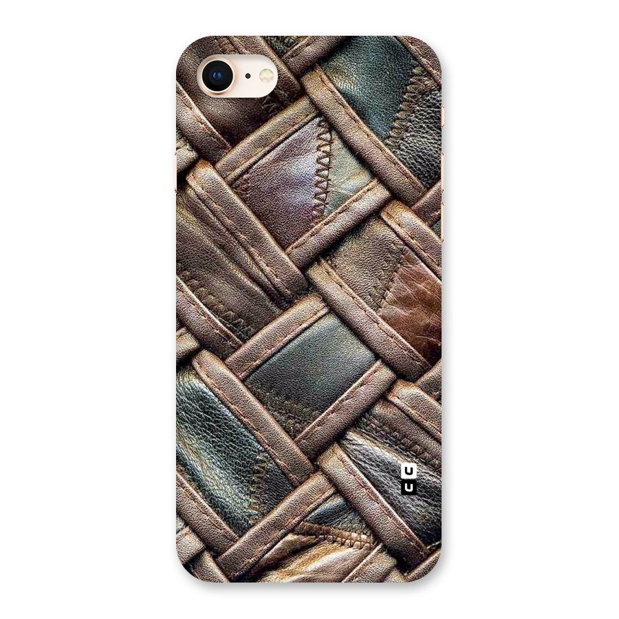 Classic Leather Belt Design Back Case for iPhone 8