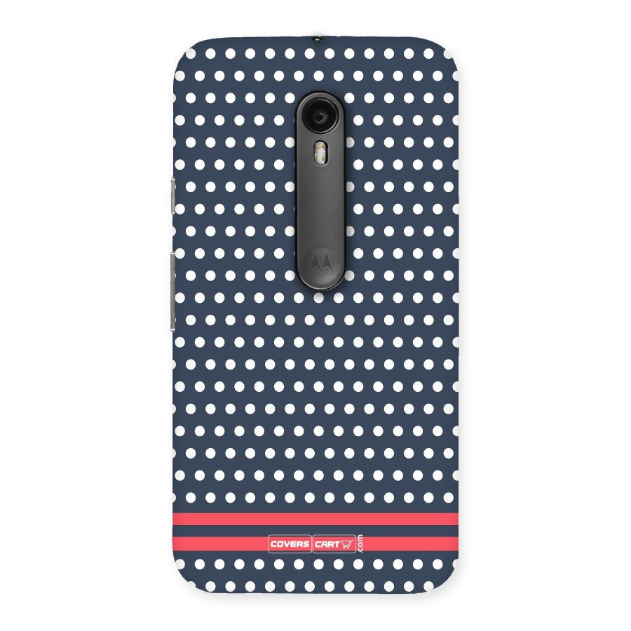 Classic Polka Dots Back Case for Moto G Turbo