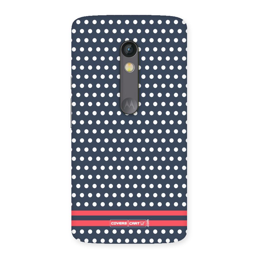 Classic Polka Dots Back Case for Moto X Play