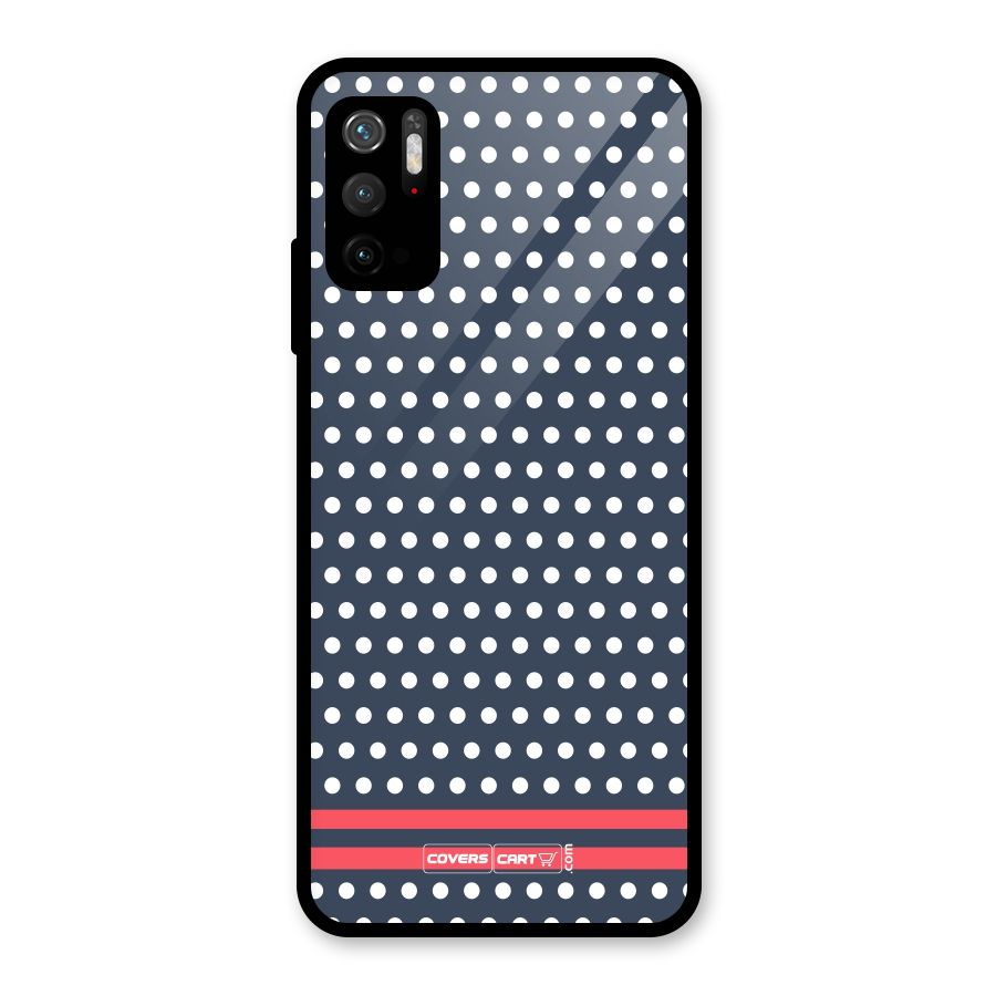 Classic Polka Dots Glass Back Case for Poco M3 Pro 5G