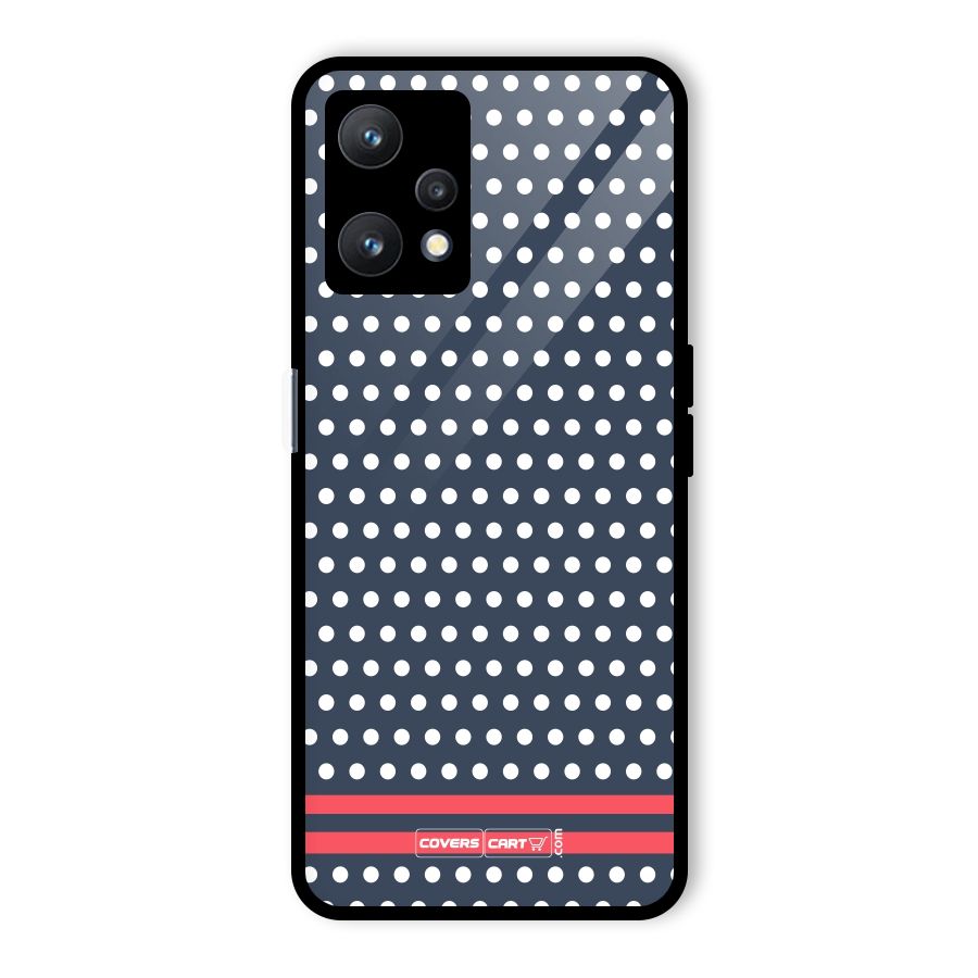 Classic Polka Dots Glass Back Case for Realme 9 Pro 5G