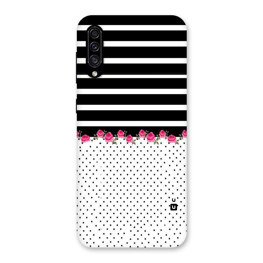 Classic Polka Stripes Back Case for Galaxy A30s