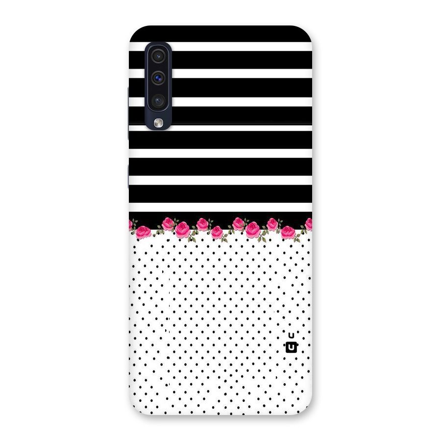 Classic Polka Stripes Back Case for Galaxy A50s