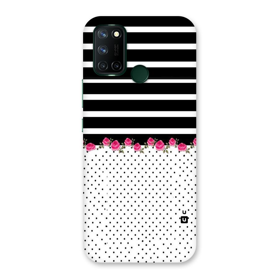 Classic Polka Stripes Back Case for Realme 7i