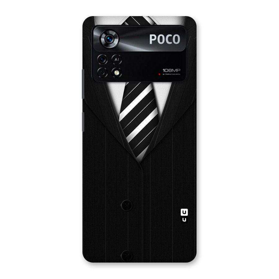 Classic Ready Suit Back Case for Poco X4 Pro 5G