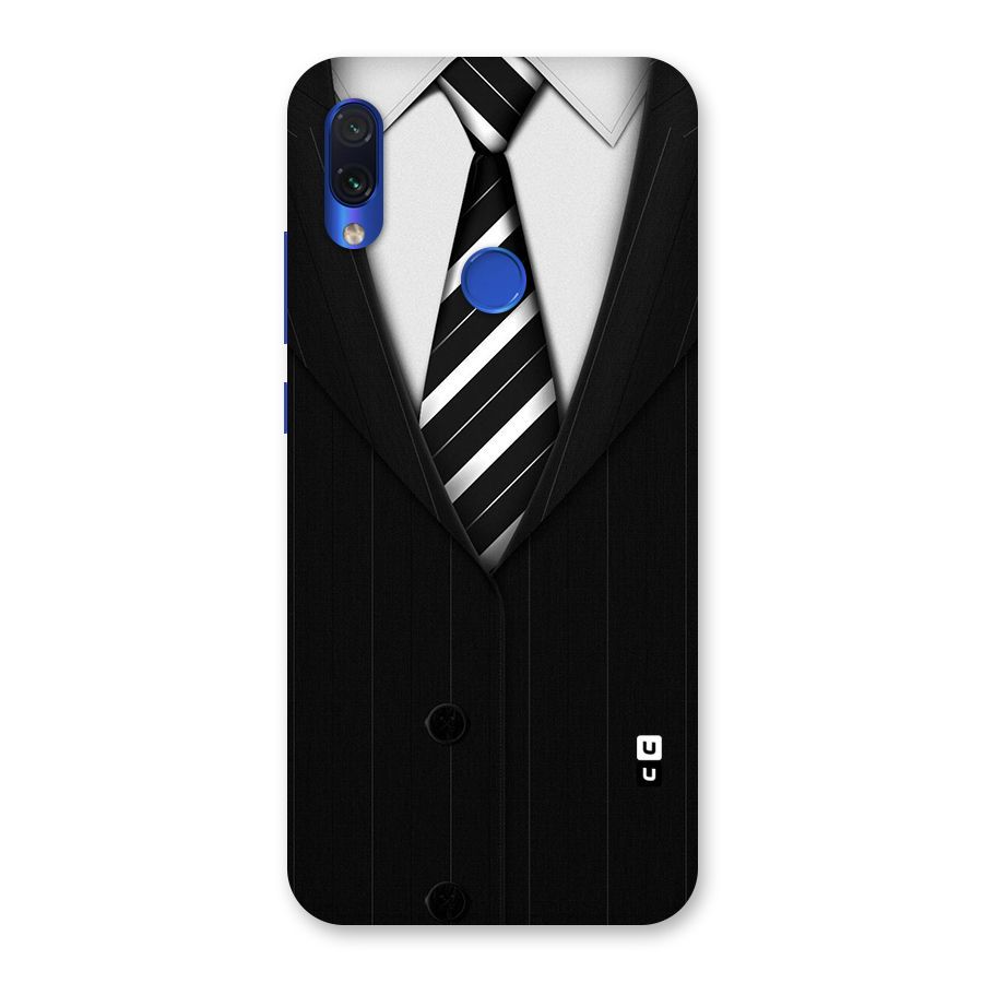 Classic Ready Suit Back Case for Redmi Note 7