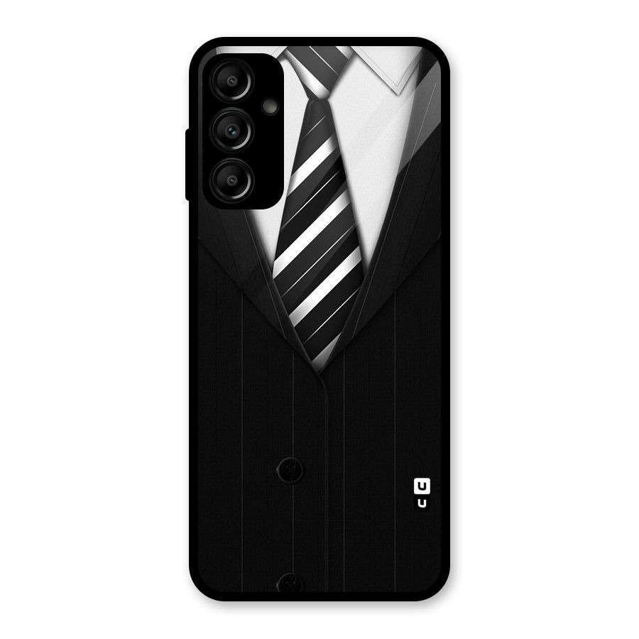 Classic Ready Suit Glass Back Case for Galaxy A14 5G