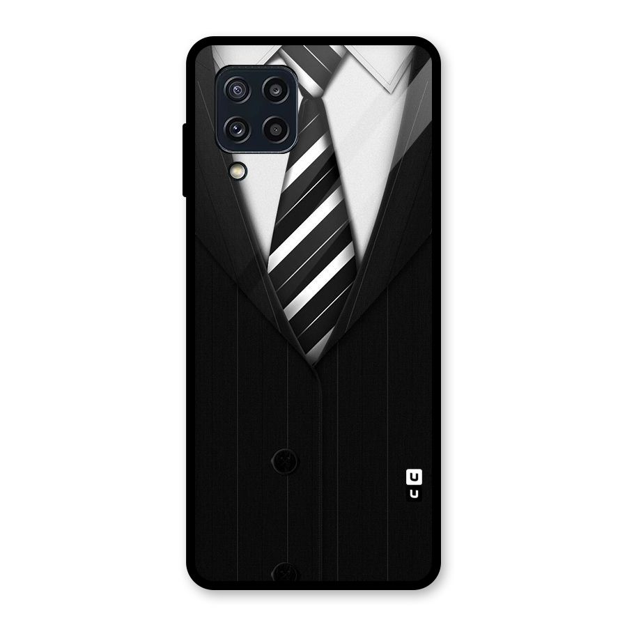 Classic Ready Suit Glass Back Case for Galaxy M32