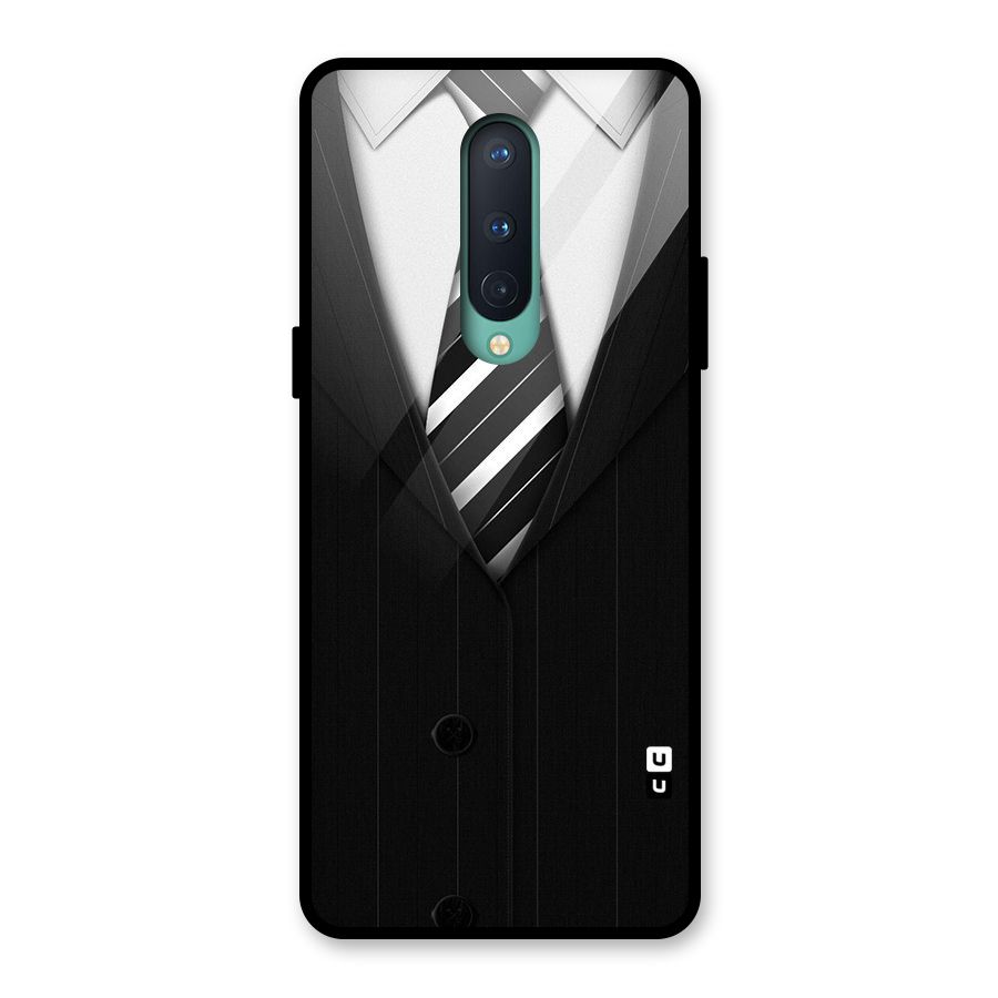 Classic Ready Suit Glass Back Case for OnePlus 8