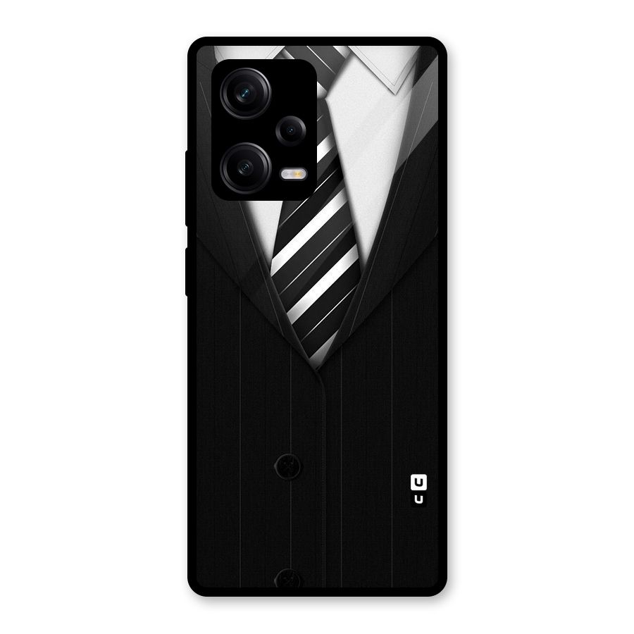 Classic Ready Suit Glass Back Case for Redmi Note 12 Pro