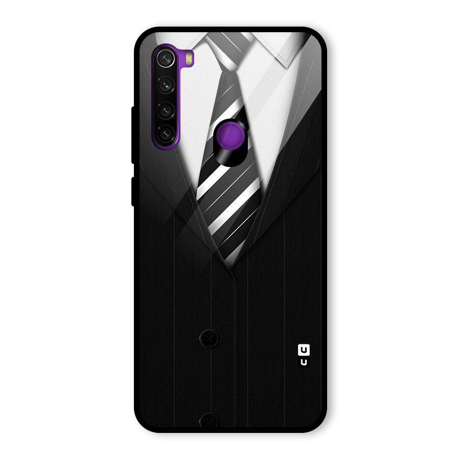 Classic Ready Suit Glass Back Case for Redmi Note 8