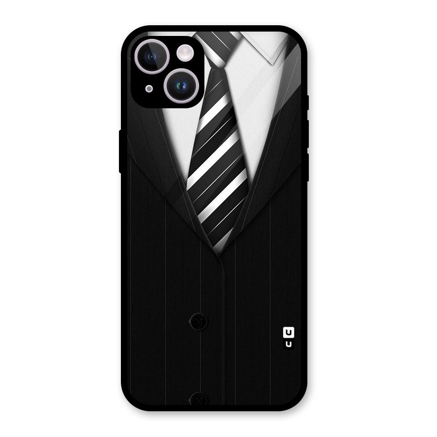 Classic Ready Suit Glass Back Case for iPhone 14 Plus