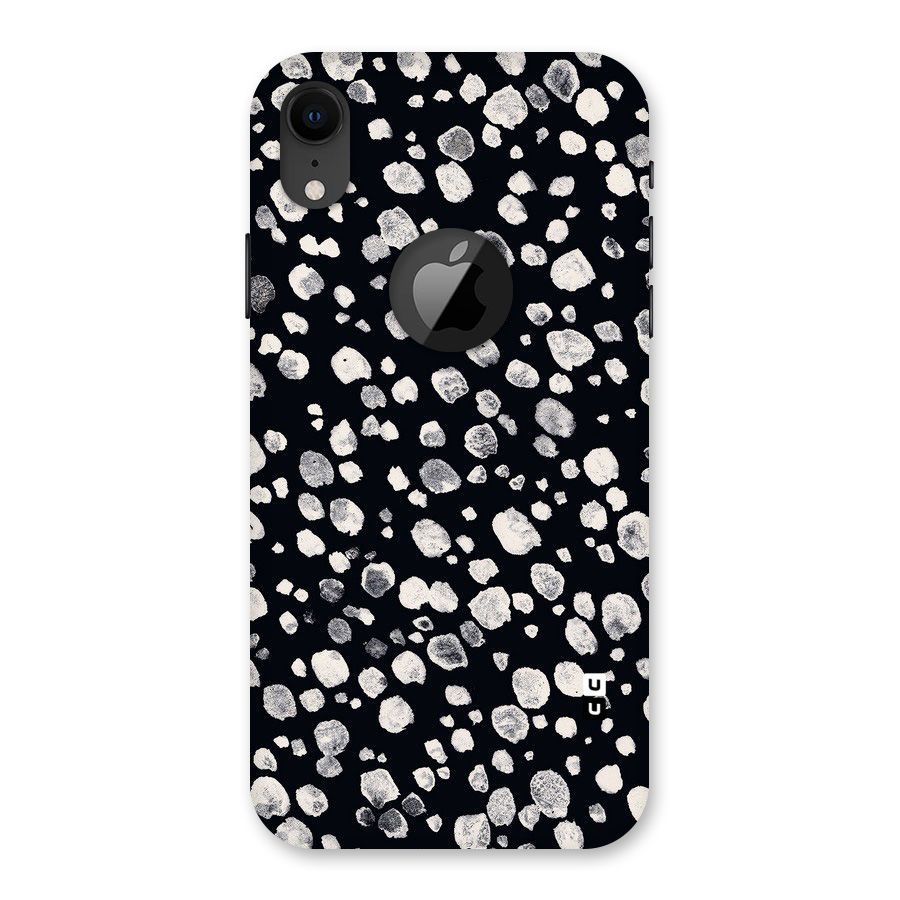 Classic Rocks Pattern Back Case for iPhone XR Logo Cut