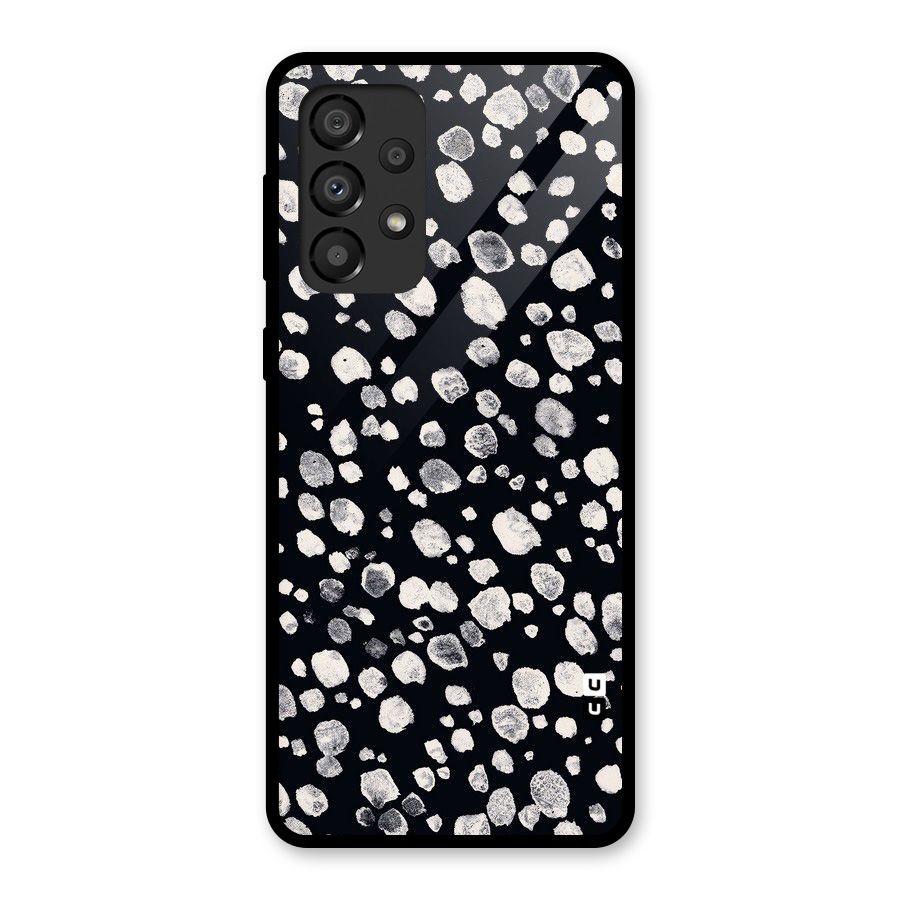 Classic Rocks Pattern Glass Back Case for Galaxy A33 5G