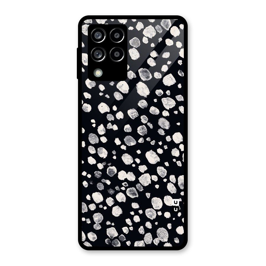 Classic Rocks Pattern Glass Back Case for Galaxy M53 5G