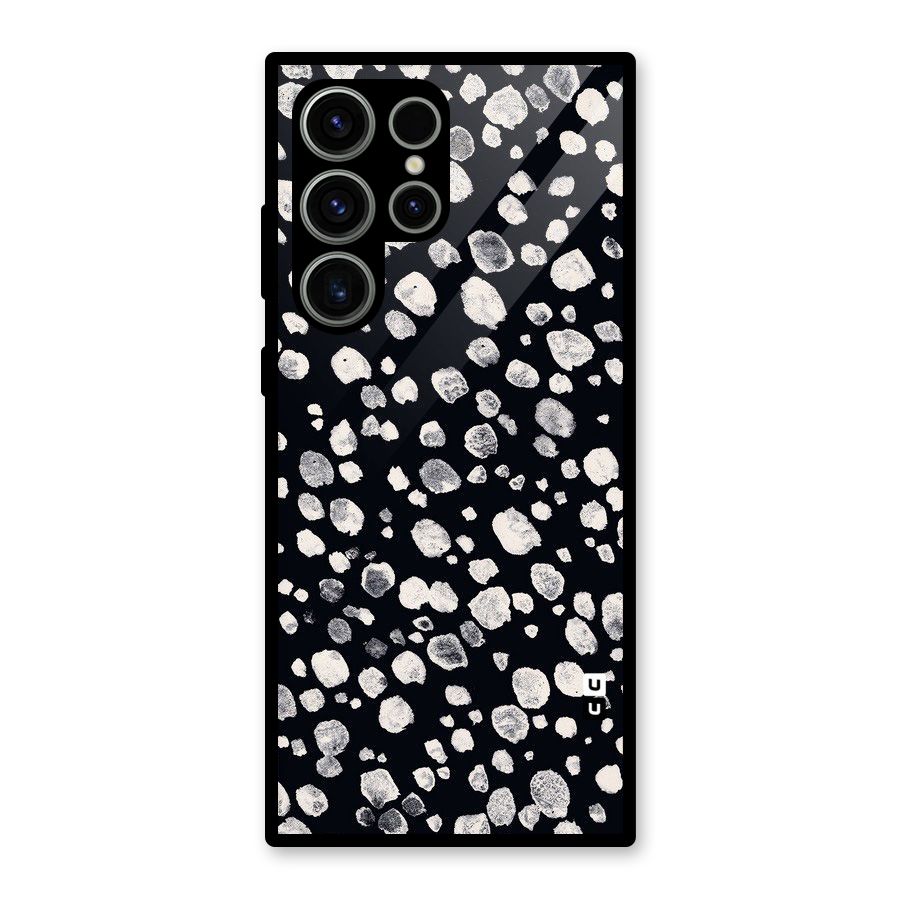 Classic Rocks Pattern Glass Back Case for Galaxy S23 Ultra