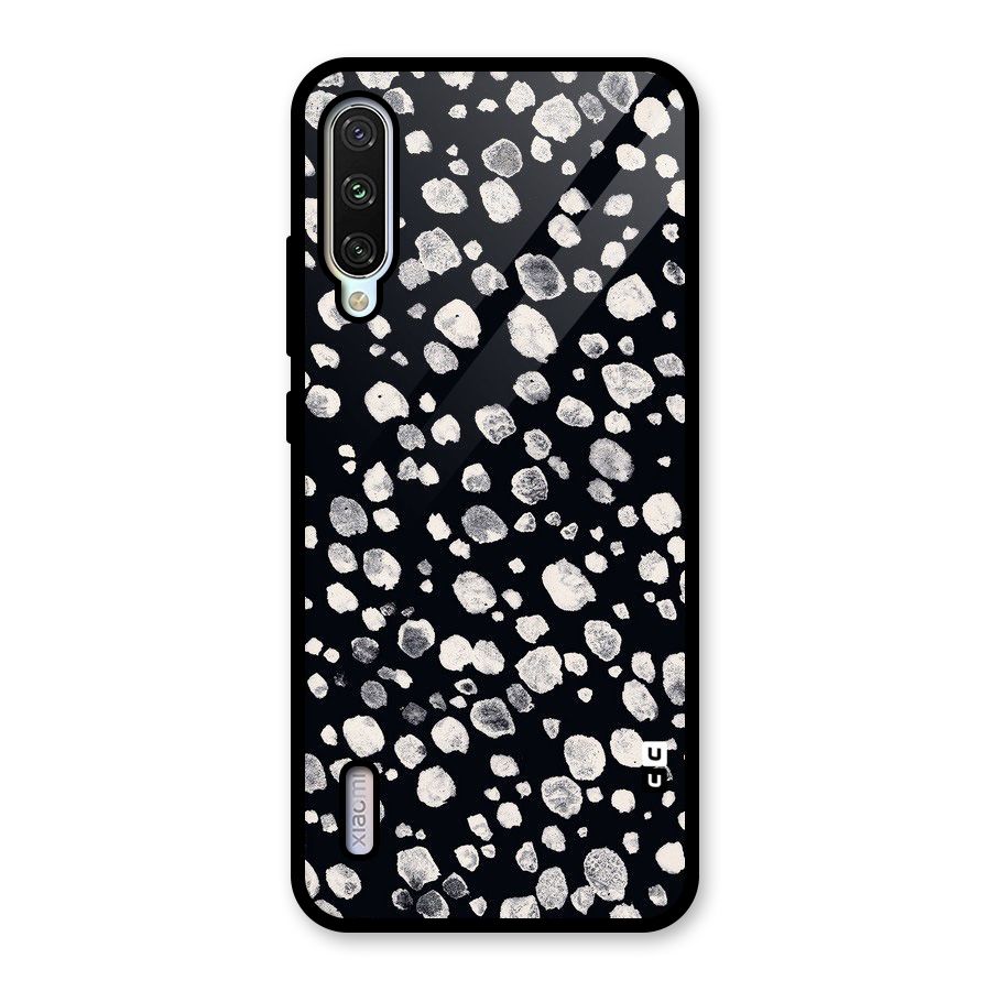 Classic Rocks Pattern Glass Back Case for Mi A3