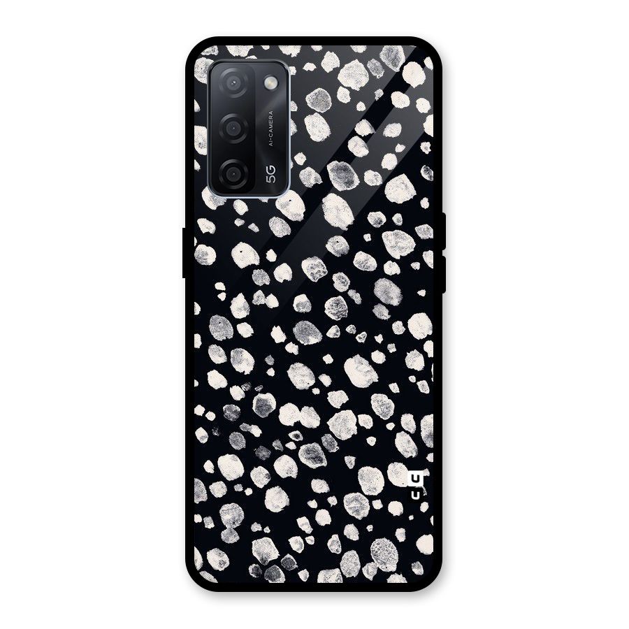 Classic Rocks Pattern Glass Back Case for Oppo A53s 5G