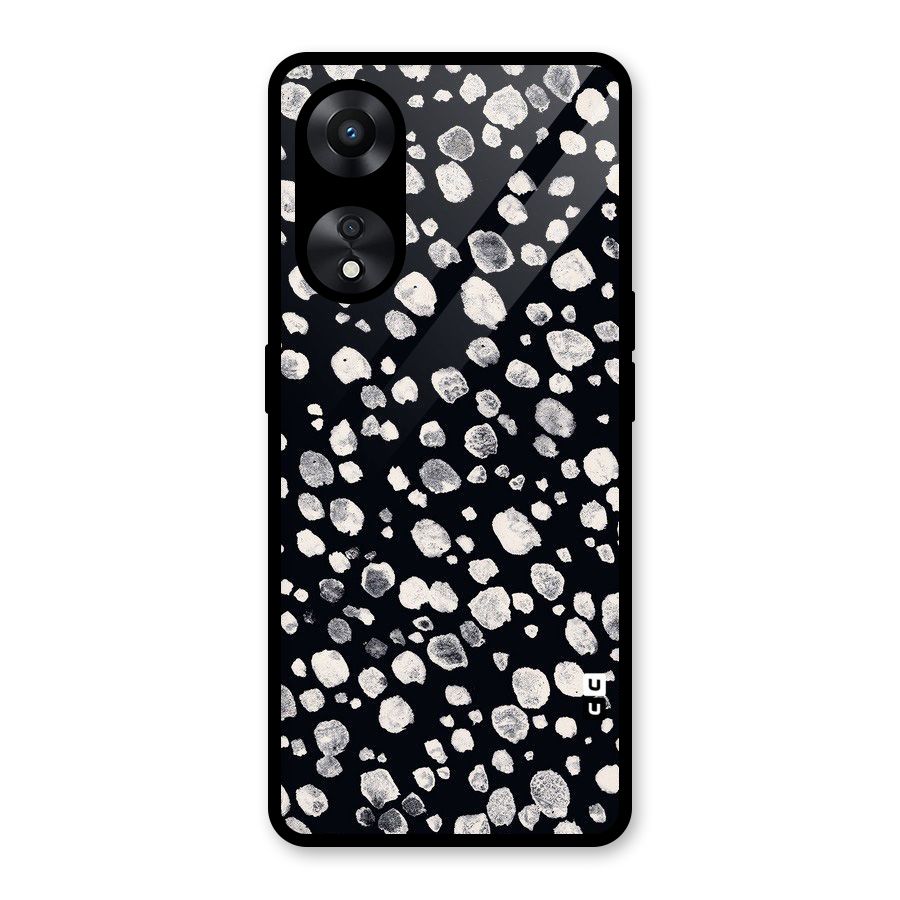 Classic Rocks Pattern Glass Back Case for Oppo A78