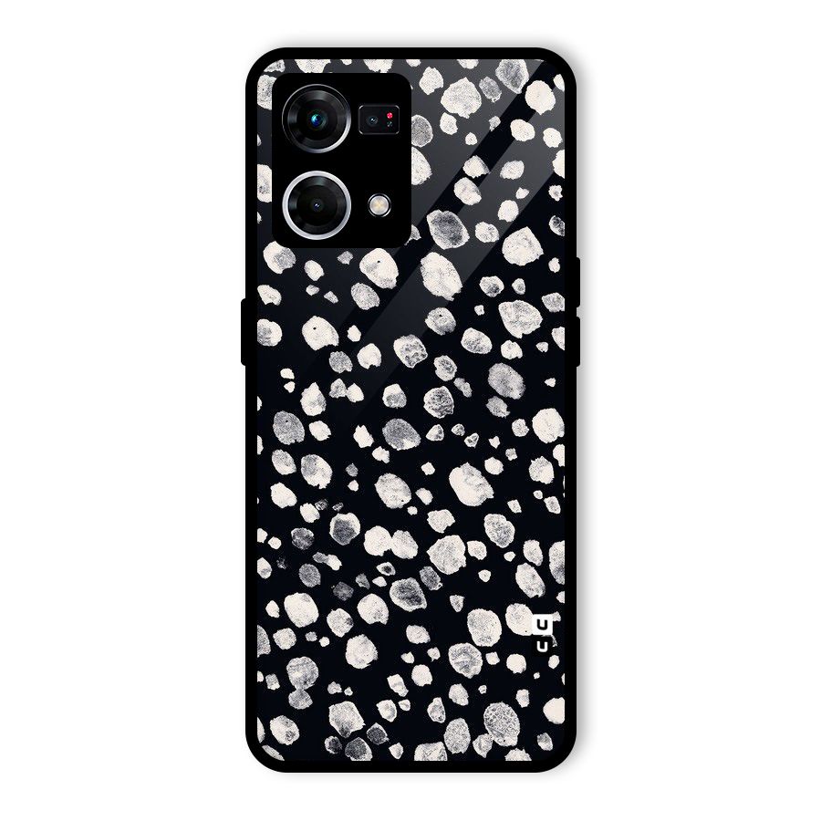 Classic Rocks Pattern Glass Back Case for Oppo F21s Pro 4G