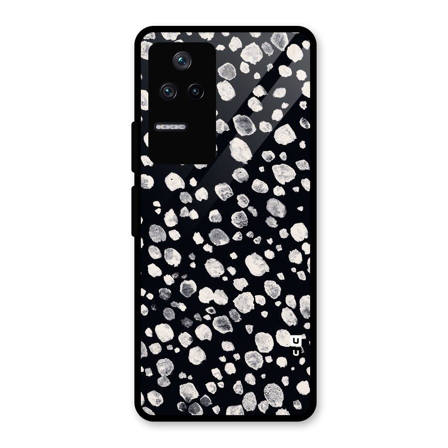 Classic Rocks Pattern Glass Back Case for Poco F4 5G