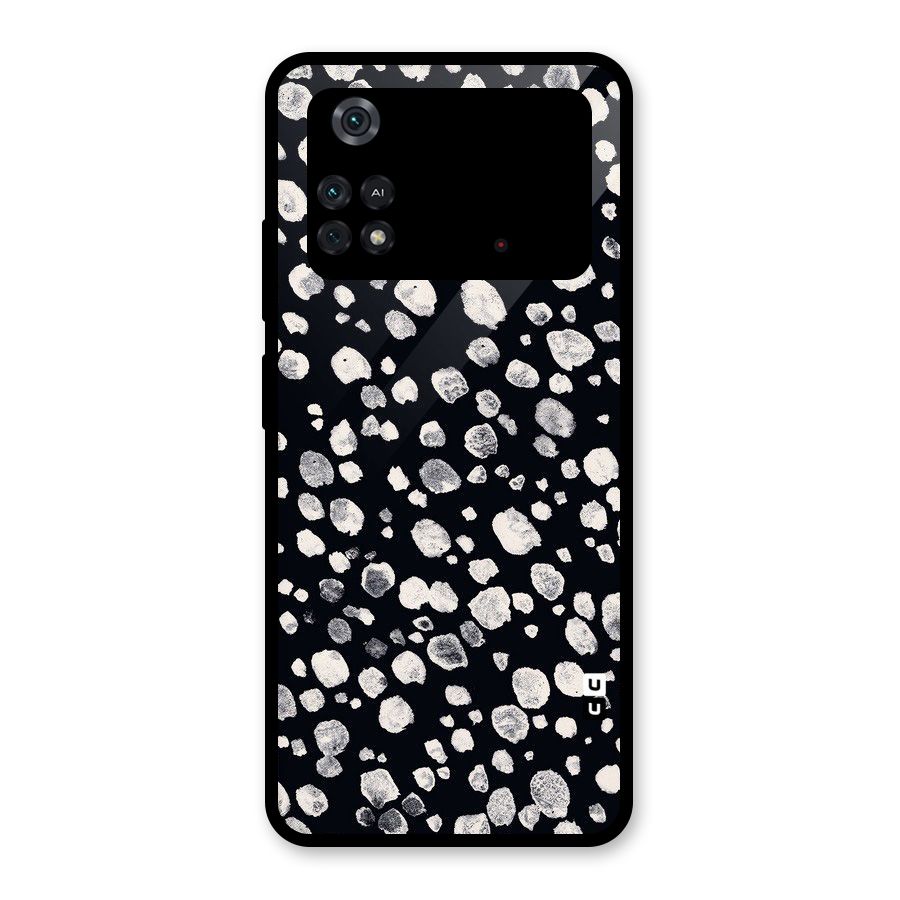 Classic Rocks Pattern Glass Back Case for Poco M4 Pro 4G