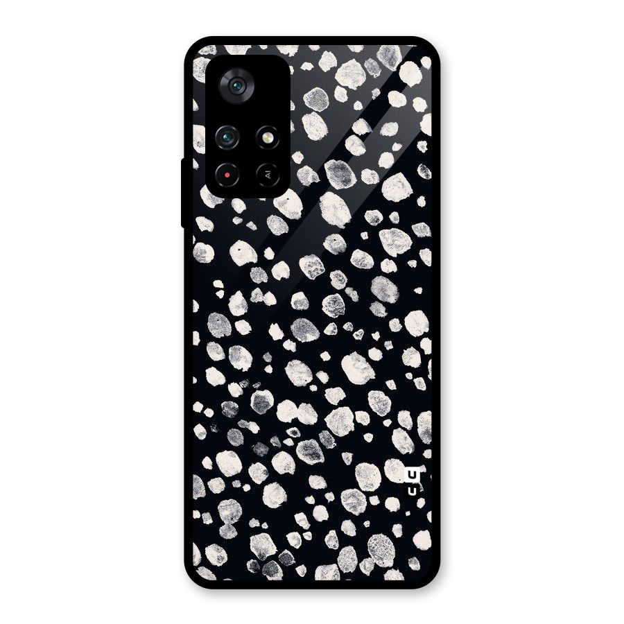 Classic Rocks Pattern Glass Back Case for Poco M4 Pro 5G