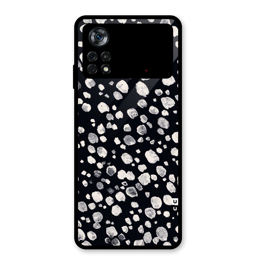 Classic Rocks Pattern Glass Back Case for Poco X4 Pro 5G