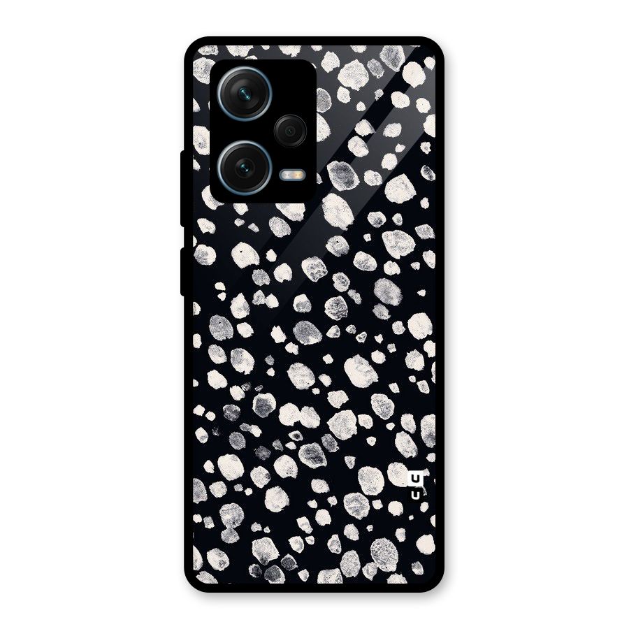 Classic Rocks Pattern Glass Back Case for Redmi Note 12 Pro Plus 5G