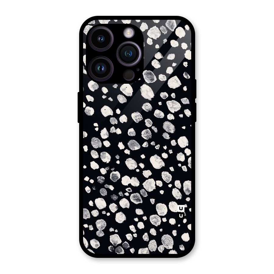 Classic Rocks Pattern Glass Back Case for iPhone 14 Pro Max