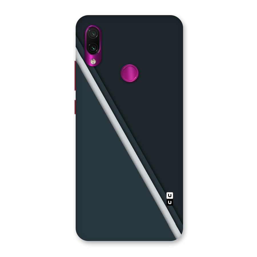 Classic Single Stripe Back Case for Redmi Note 7 Pro