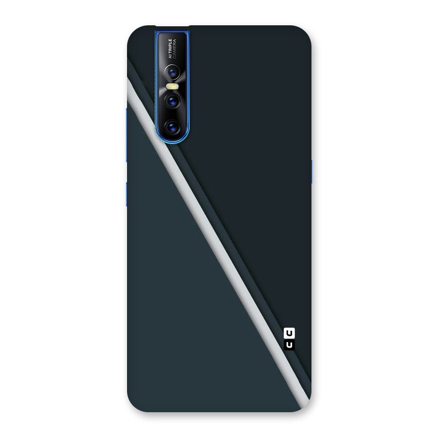 Classic Single Stripe Back Case for Vivo V15 Pro