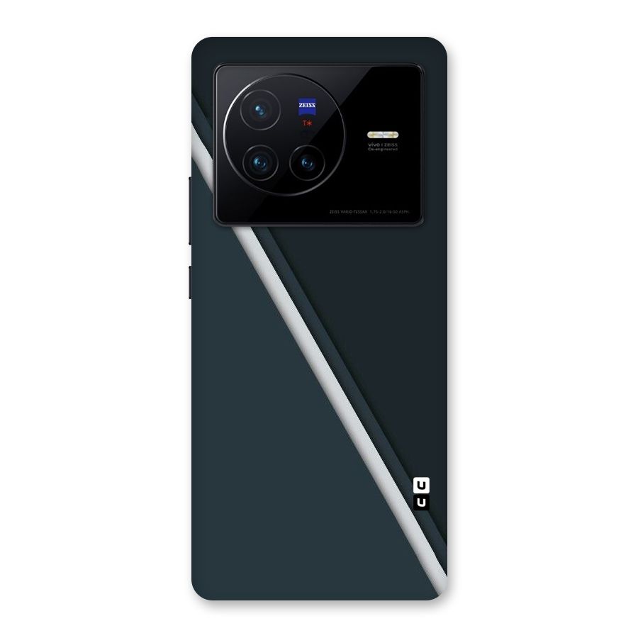 Classic Single Stripe Back Case for Vivo X80