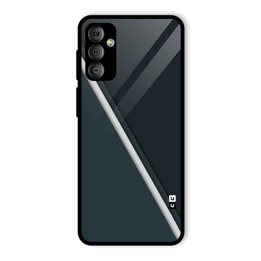 Classic Single Stripe Glass Back Case for Galaxy F23