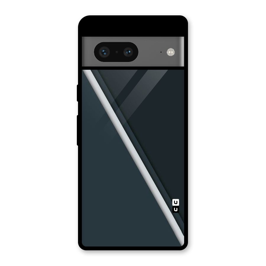 Classic Single Stripe Glass Back Case for Google Pixel 7