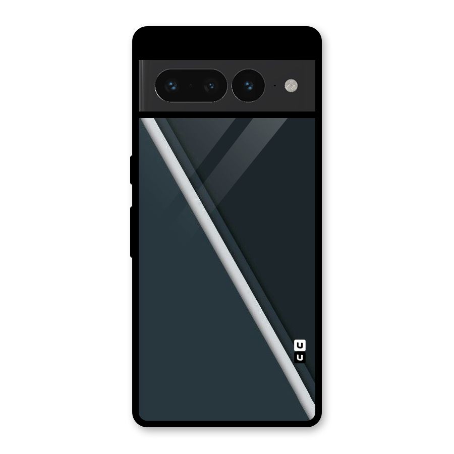Classic Single Stripe Glass Back Case for Google Pixel 7 Pro